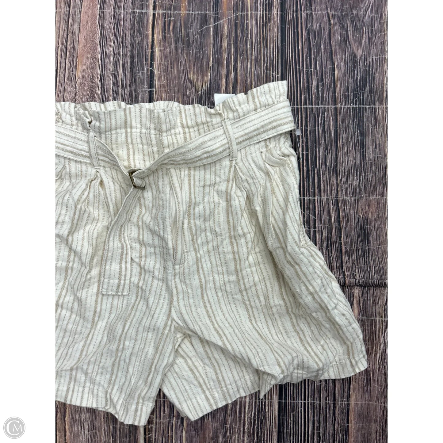 Shorts By Banana Republic In Cream & Tan, Size: 6