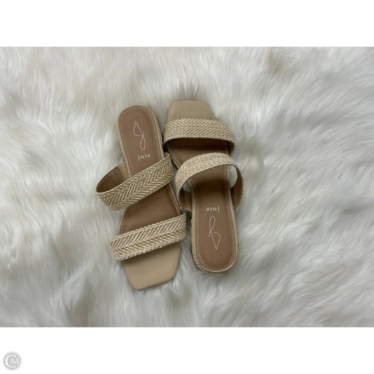 Sandals Flats By Joie In Cream, Size: 8