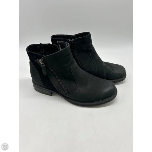 Boots Ankle Flats By Earth In Black, Size: 7.5