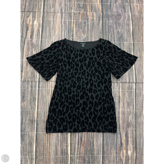 Top Short Sleeve By Ann Taylor In Animal Print, Size: Xxsp
