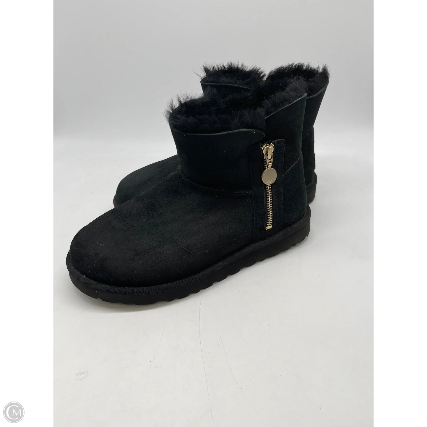 Boots Designer By Ugg In Black, Size: 8