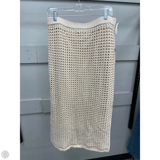 Skirt Maxi By Steve Madden In White, Size: L