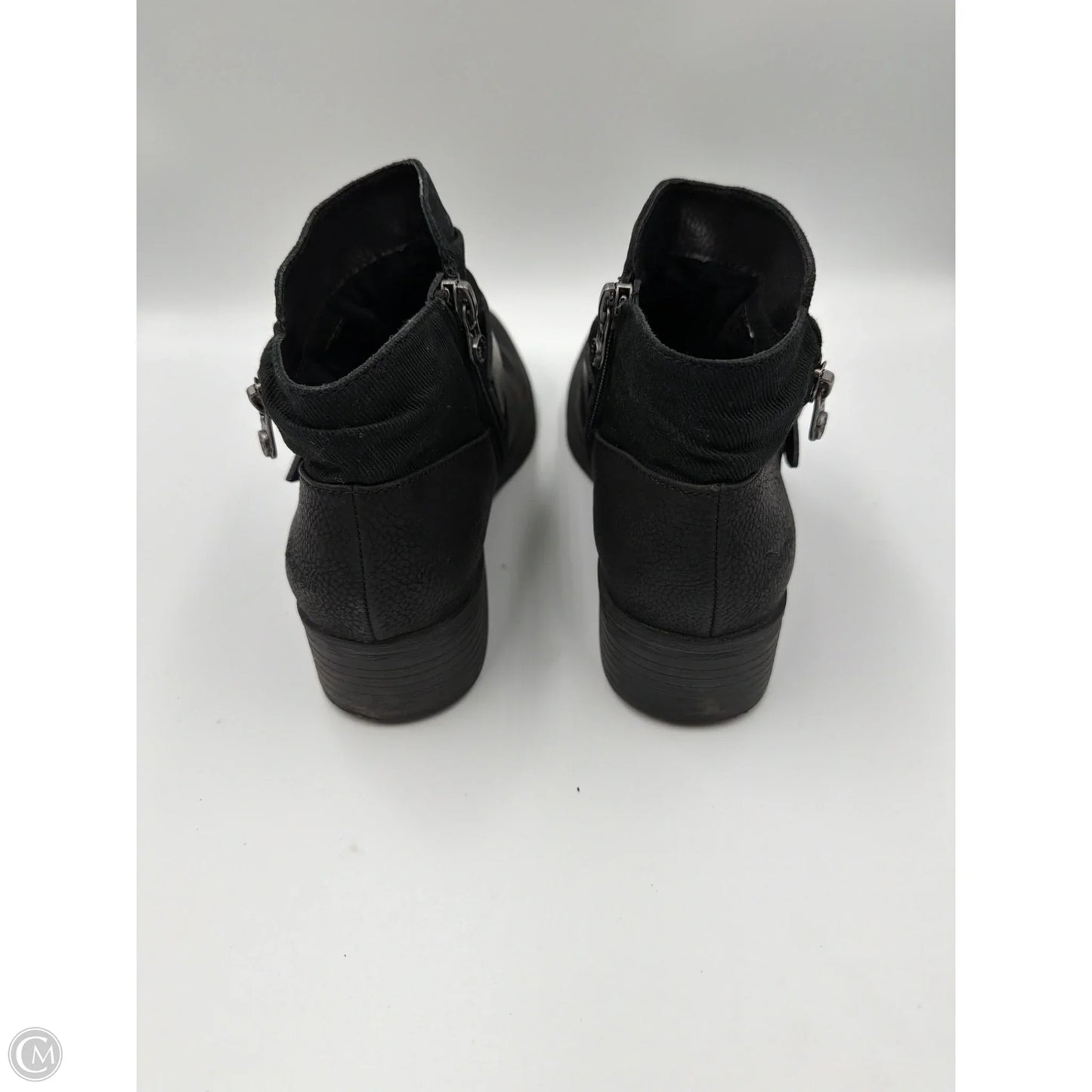 Boots Ankle Heels By Blowfish In Black, Size: 7