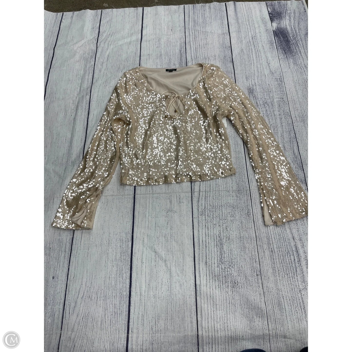 Top Sleeveless By Wild Fable In Cream, Size: L