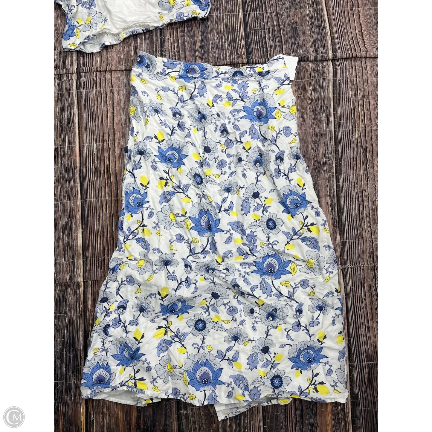 Skirt Set 2pc By Loft In Floral Print, Size: 4