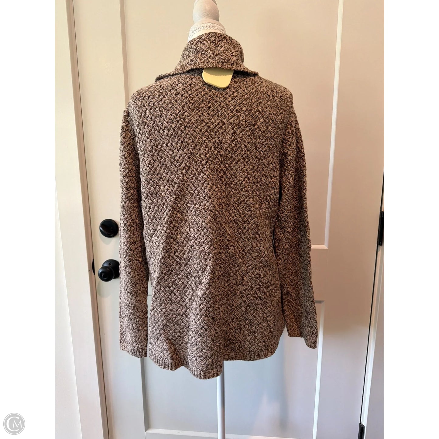Sweater By Dana Buchman In Brown, Size: L