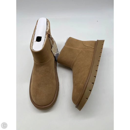 Boots Ankle Flats By Universal Thread In Brown, Size: 8