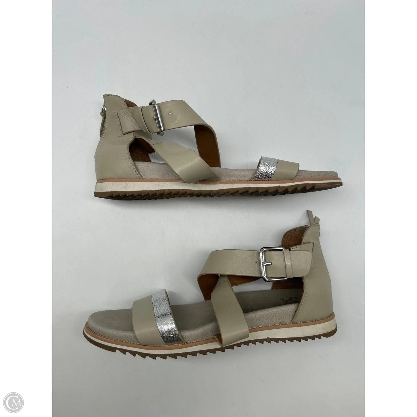 Shoes Flats By Sofft In Grey, Size: 8.5