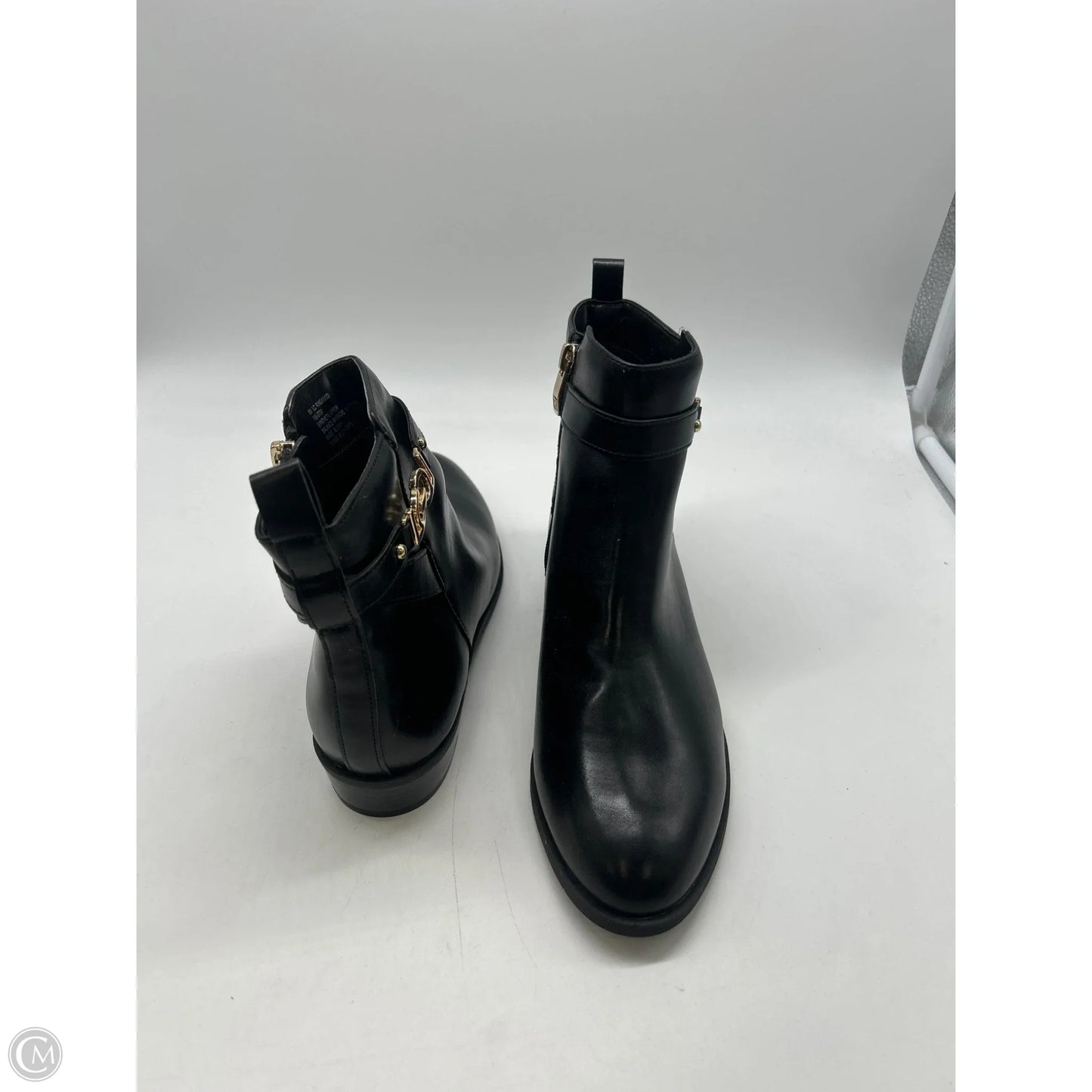 Boots Ankle Heels By Liz Claiborne In Black, Size: 8