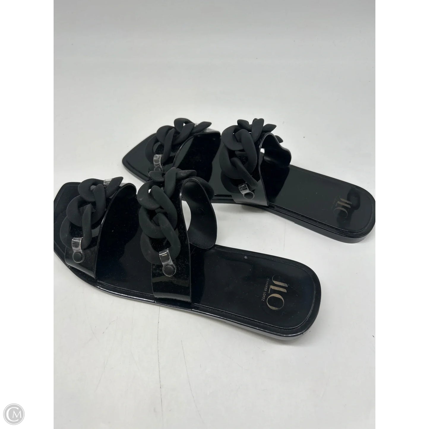 Sandals Flats By Jennifer Lopez In Black, Size: 8