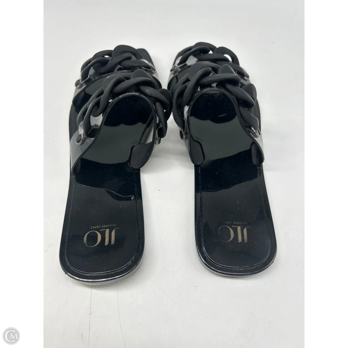 Sandals Flats By Jennifer Lopez In Black, Size: 8