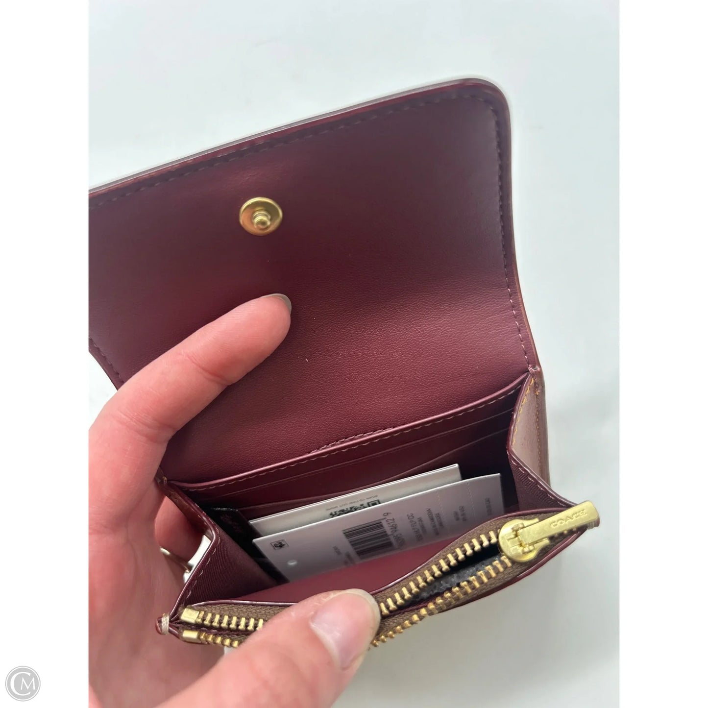 Wallet Designer By Coach, Size: Small