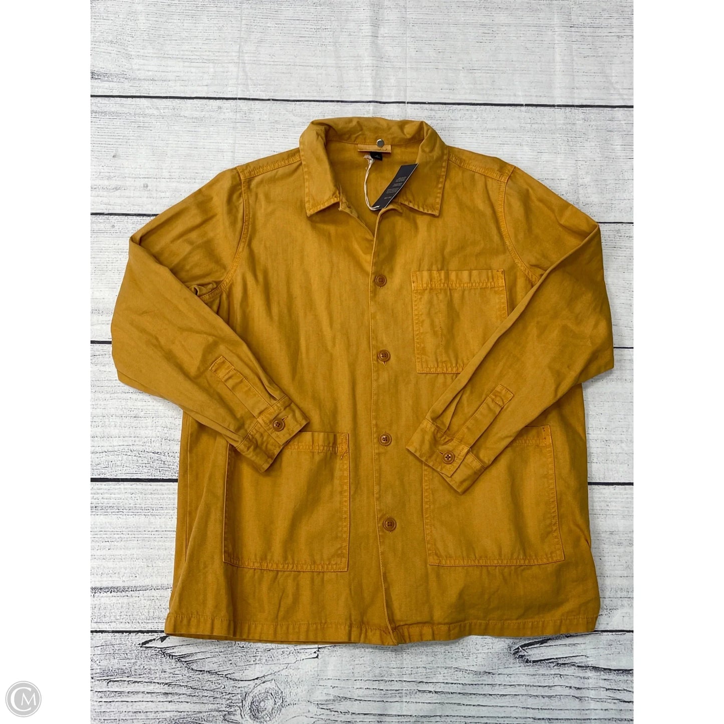 Jacket Other By Universal Thread In Yellow, Size: M