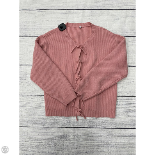Cardigan By Shein In Pink, Size: Xl