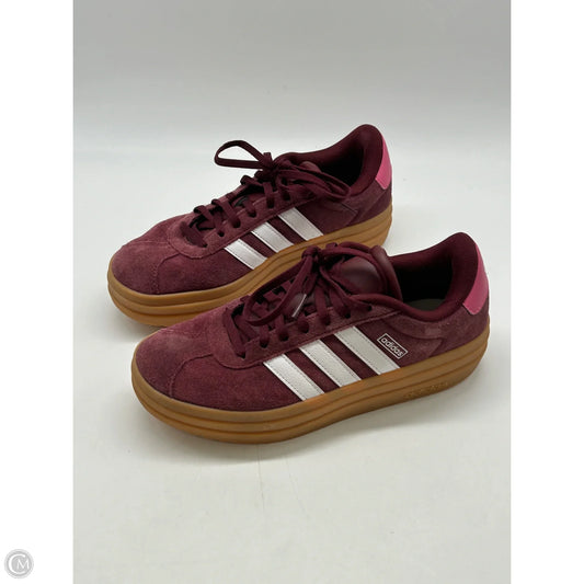 Shoes Sneakers By Adidas In Red, Size: 6