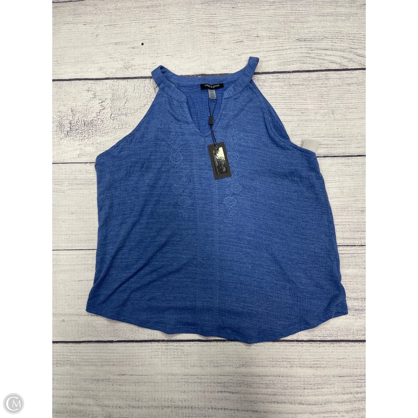 Tank Top By Cable And Gauge In Blue, Size: L