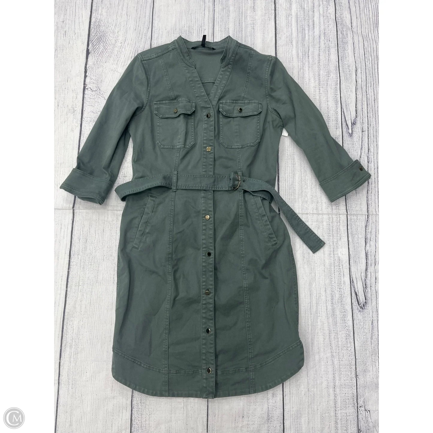 Dress Casual Maxi By White House Black Market In Green, Size: 12