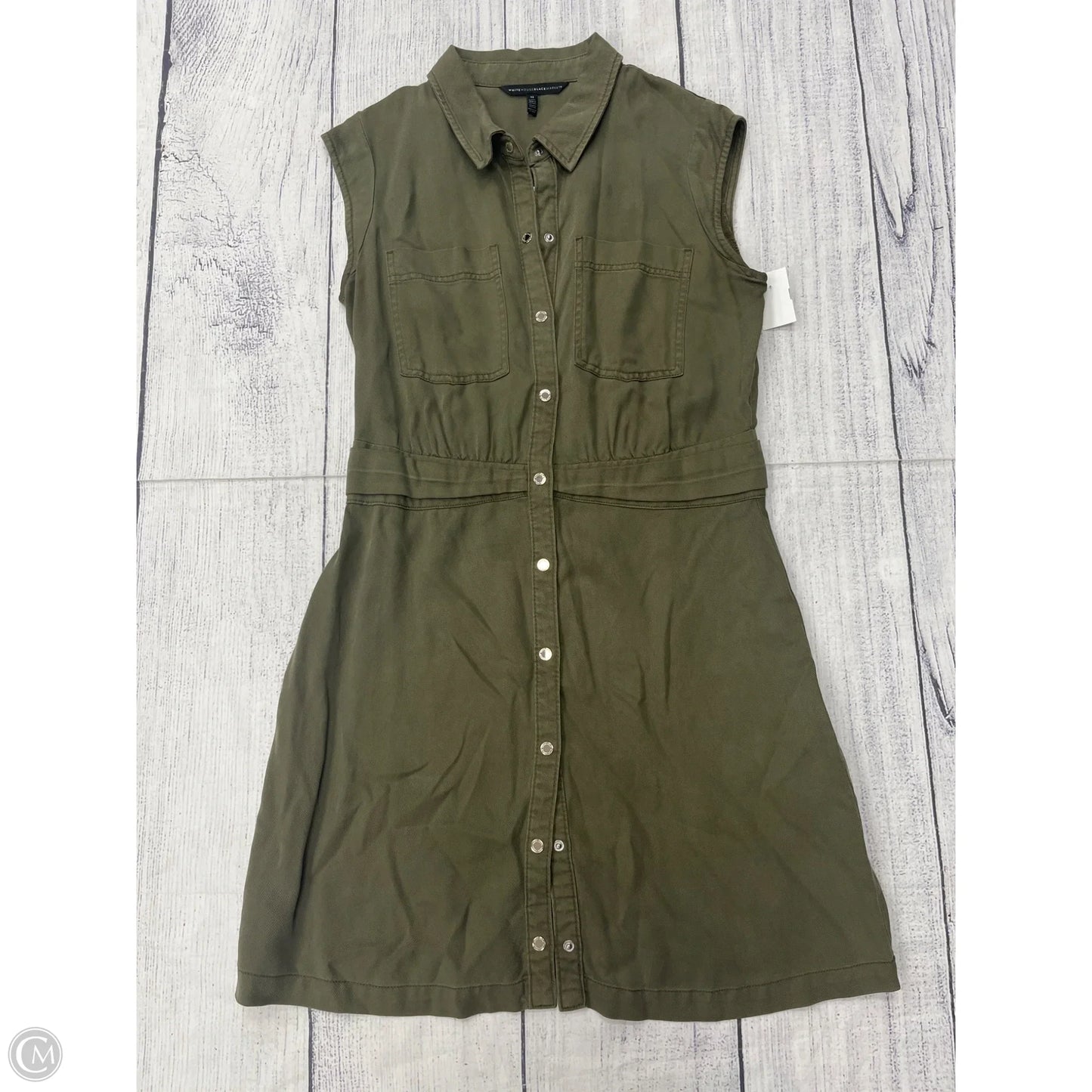 Dress Casual Short By White House Black Market In Green, Size: 12