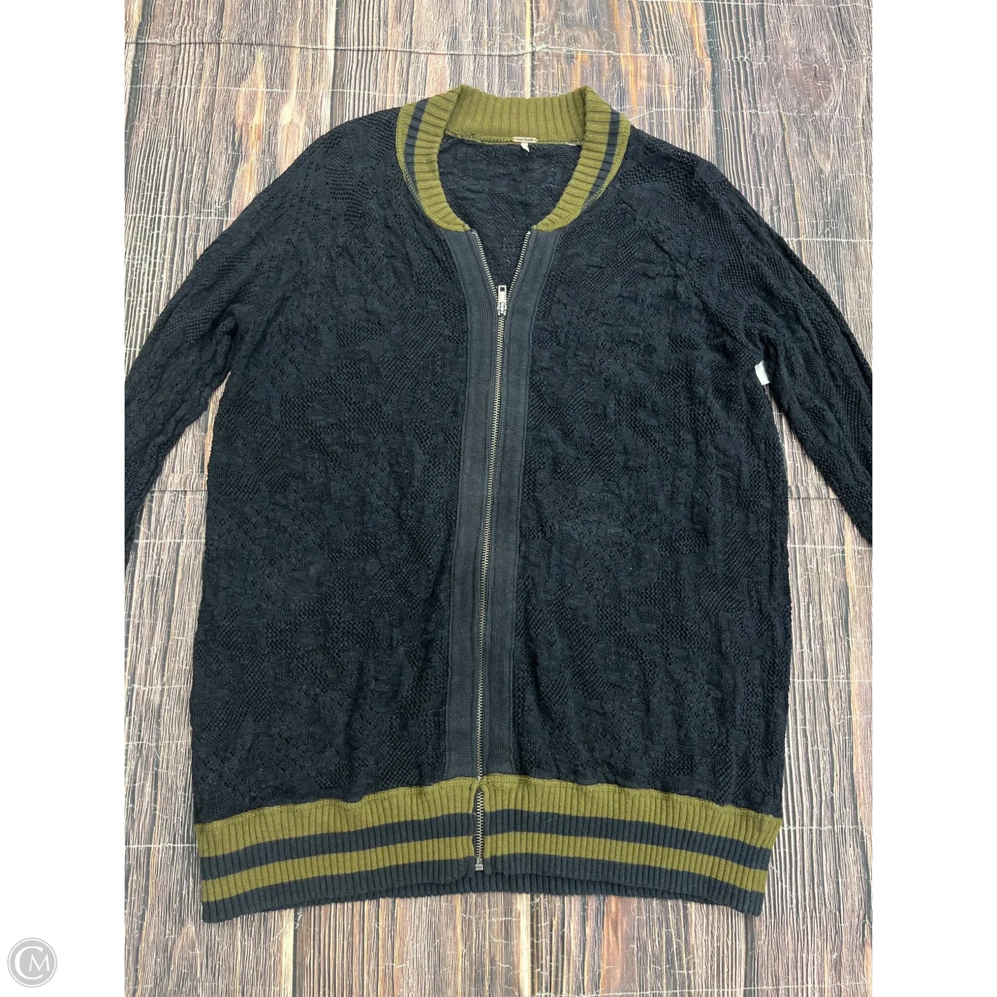 Jacket Other By Free People In Black & Green, Size: M