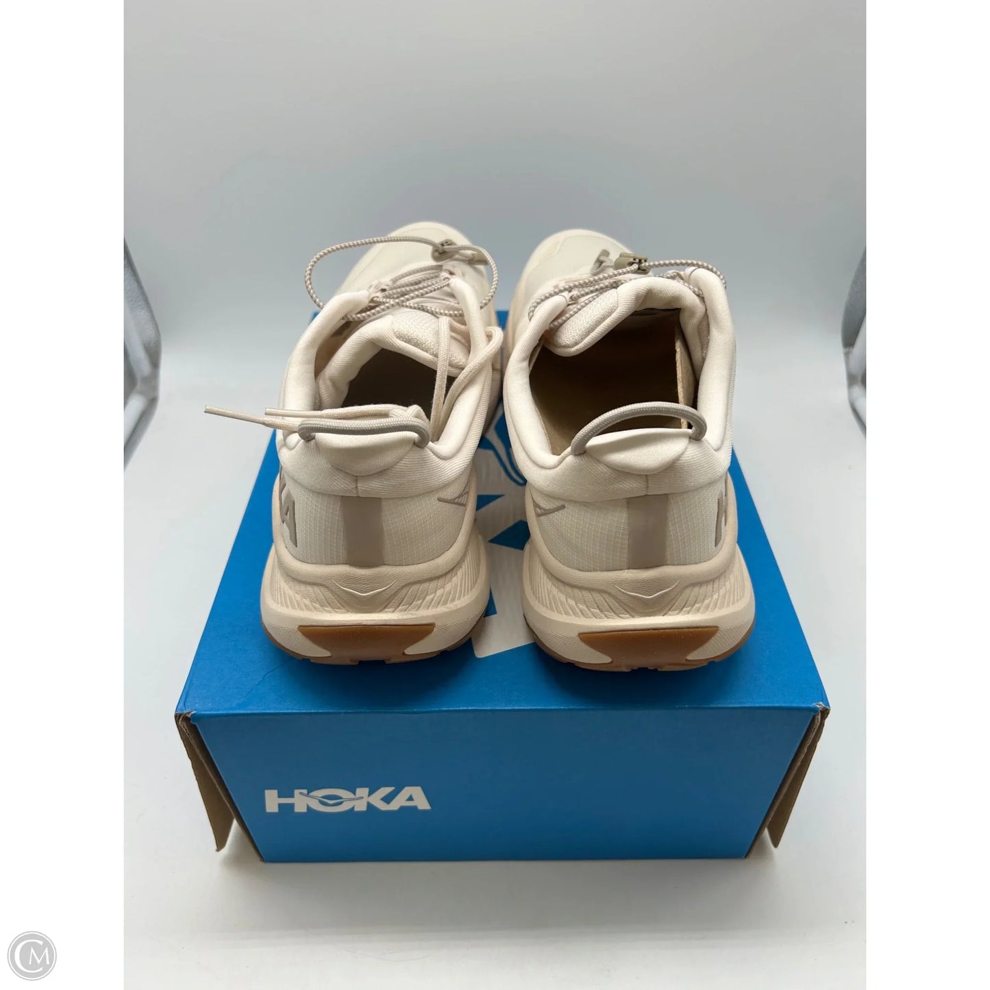 Shoes Athletic By Hoka In Tan, Size: 10
