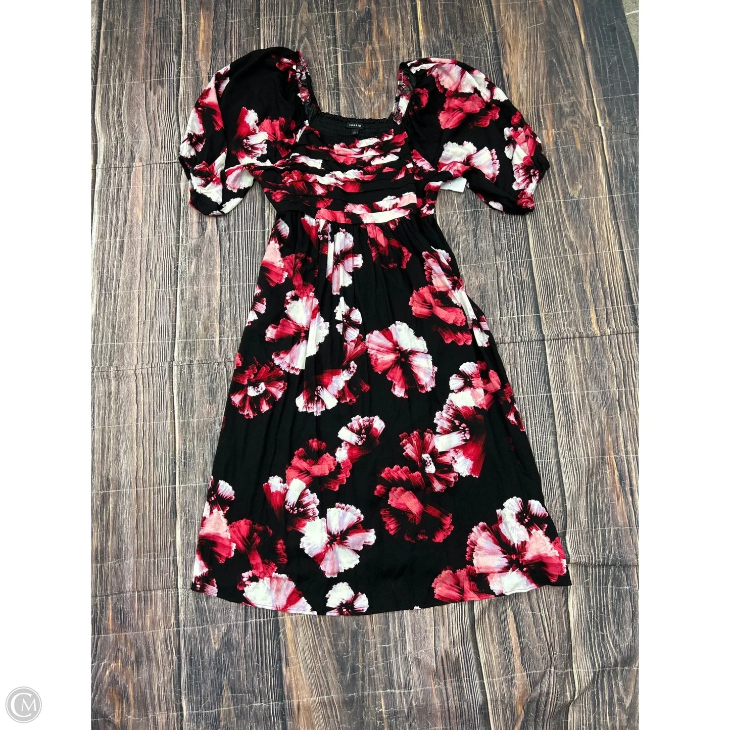 Dress Casual Maxi By Torrid In Black, Size: 1x