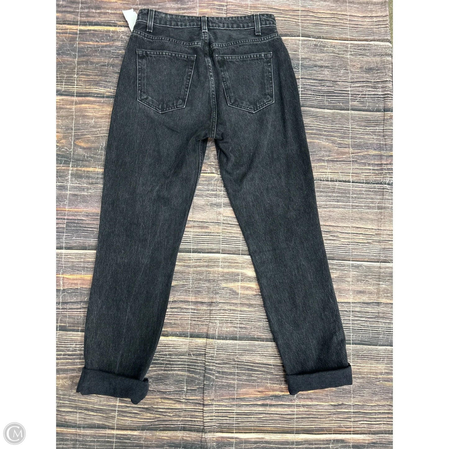 Jeans Straight By Reformation In Black, Size: 4