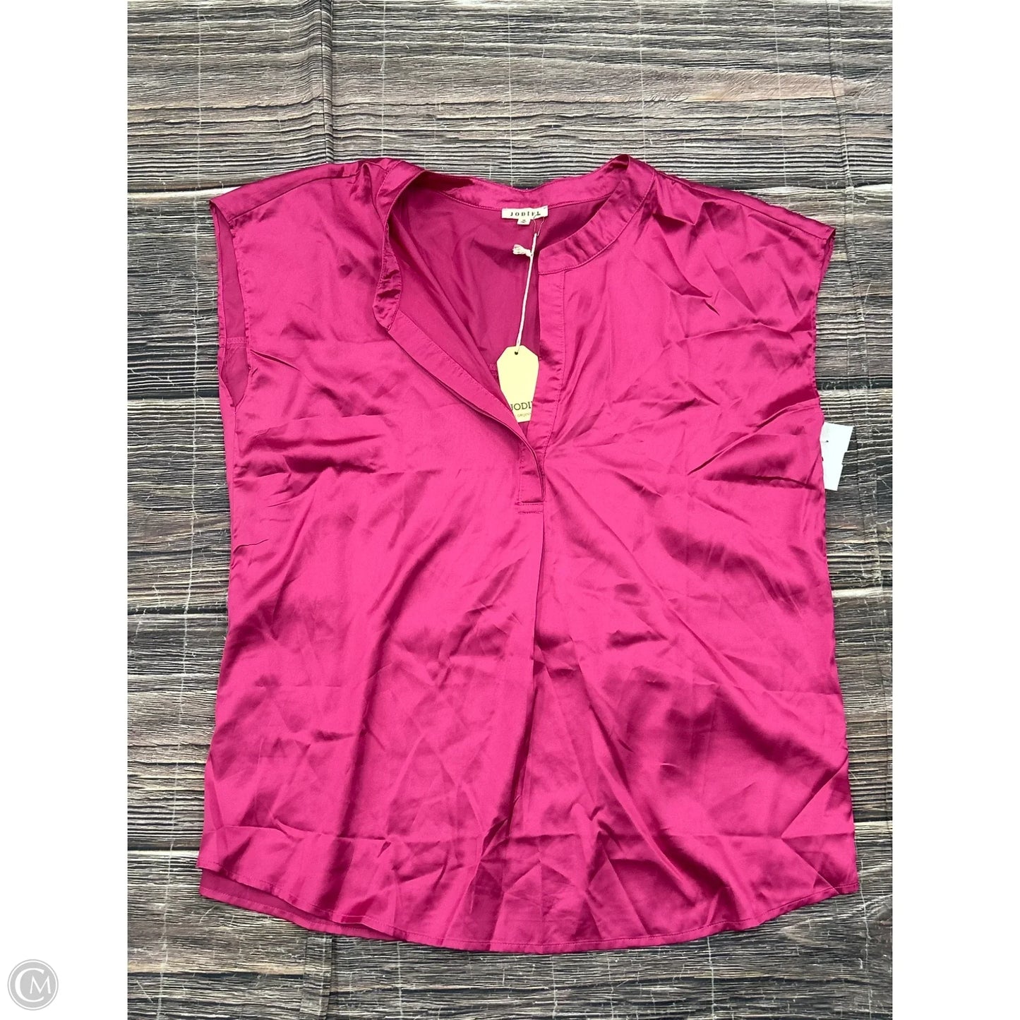 Top Short Sleeve By Jodifl In Pink, Size: M