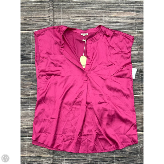 Top Short Sleeve By Jodifl In Pink, Size: M