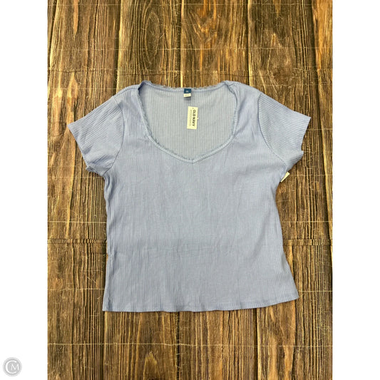 Top Short Sleeve By Old Navy In Blue, Size: 1x