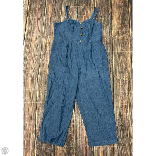 Jumpsuit By Old Navy In Blue Denim, Size: 3x