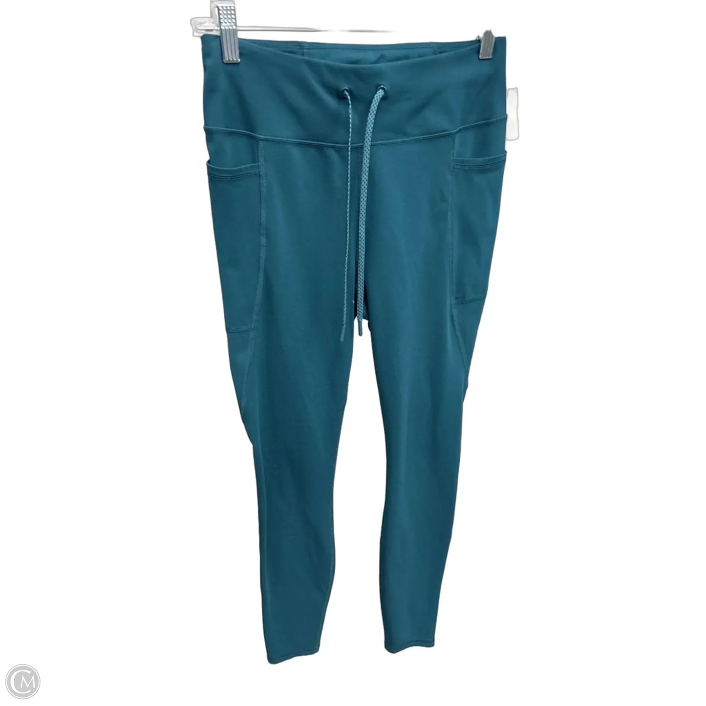 Athletic Leggings By Yogalicious In Green, Size: M