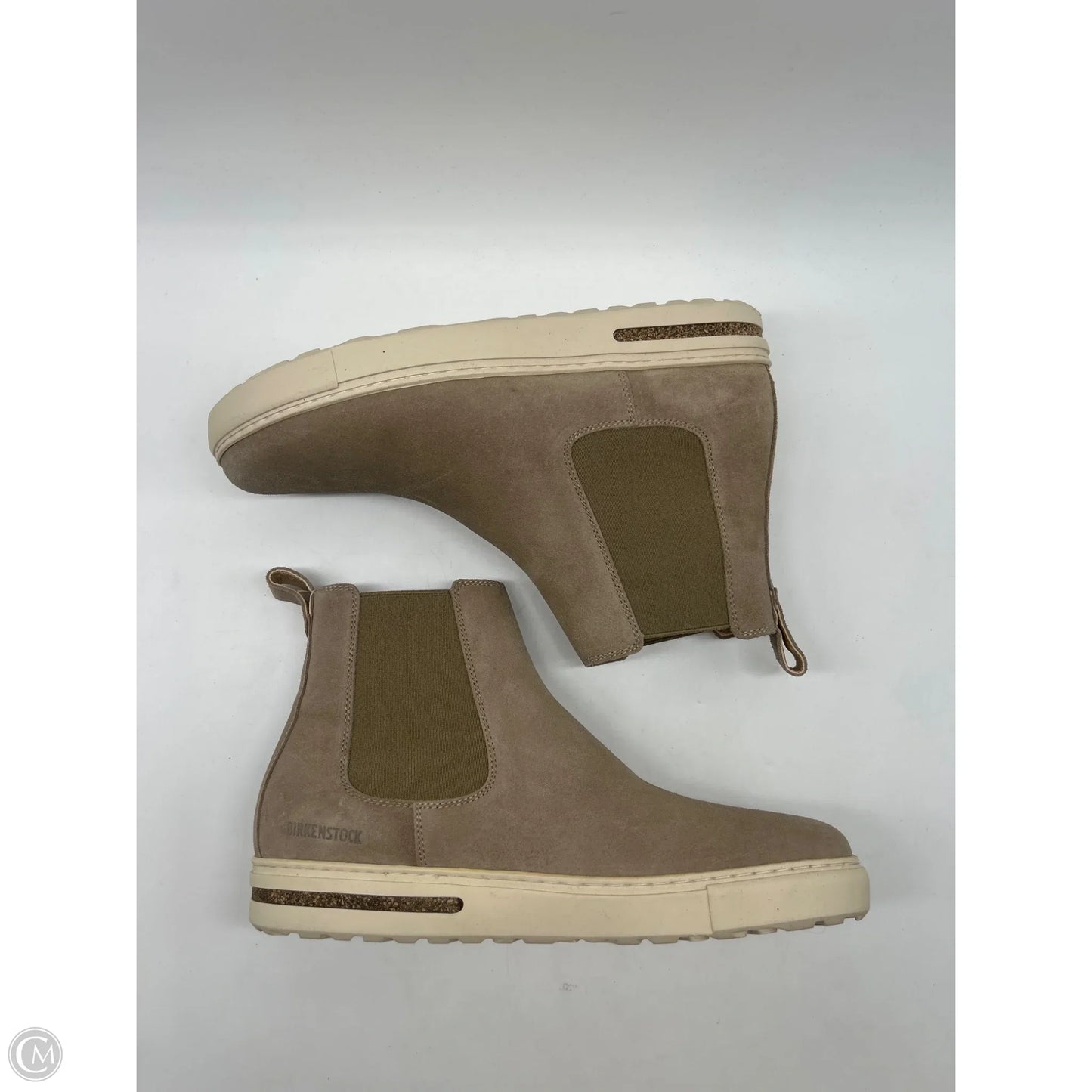 Boots Ankle Flats By Birkenstock In Tan, Size: 10