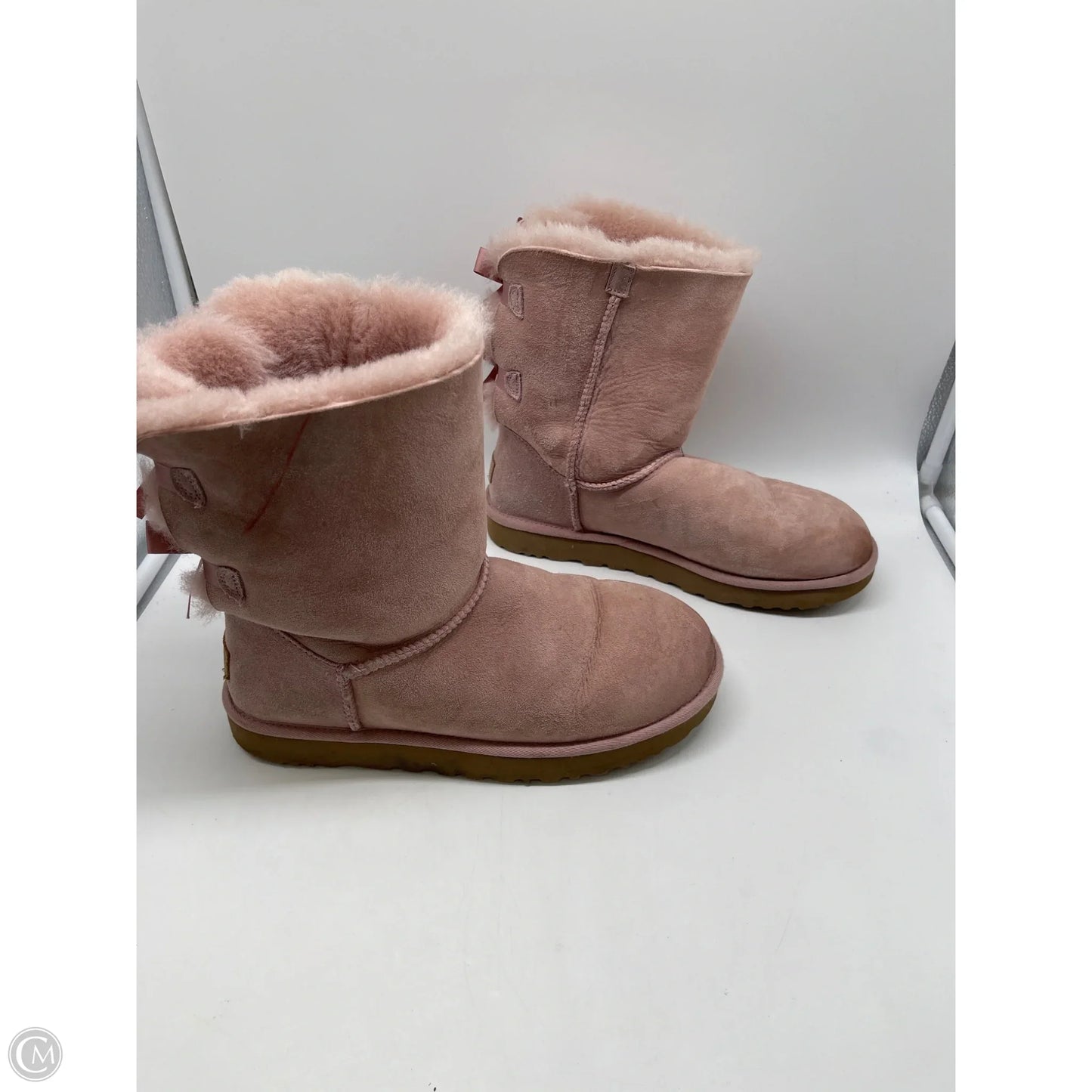 Boots Designer By Ugg In Pink, Size: 11