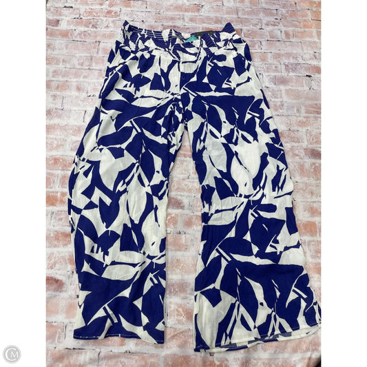 Pants Linen By Maurices In Blue & White, Size: 1x