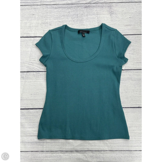 Top Short Sleeve Basic By White House Black Market In Green, Size: S