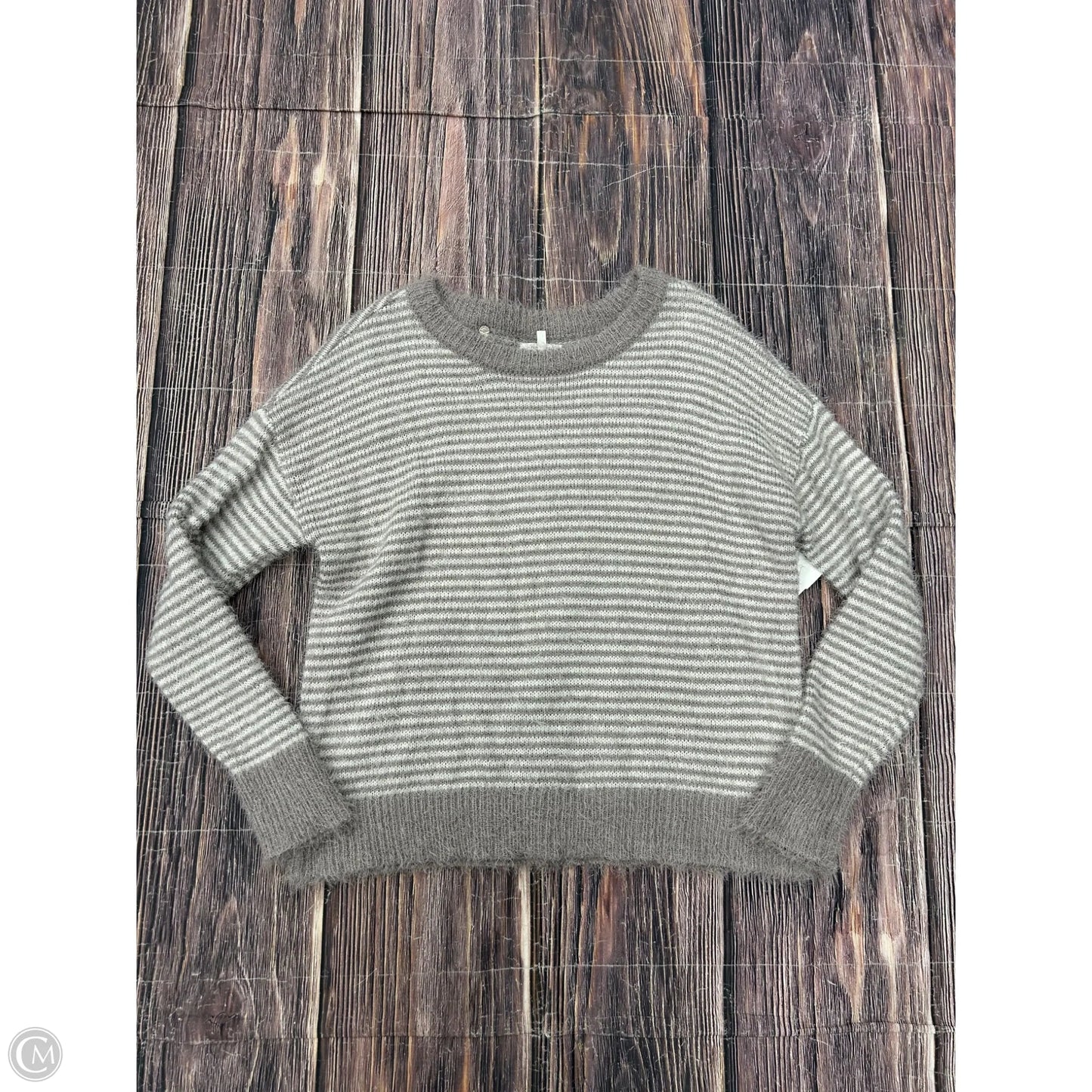 Sweater By Maurices In Striped Pattern, Size: M