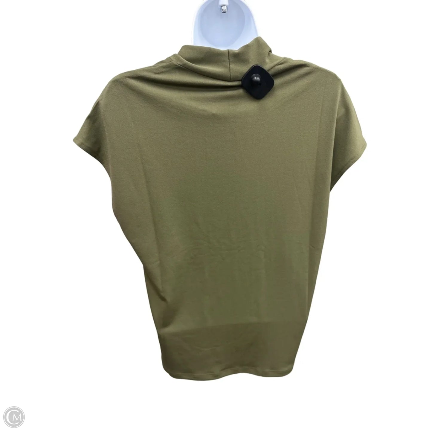 Top Short Sleeve By H&m In Green, Size: S