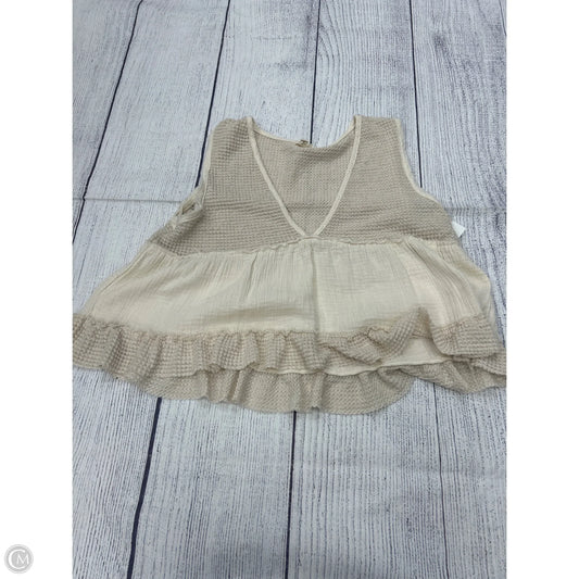 Tank Top By Pol In Cream, Size: L