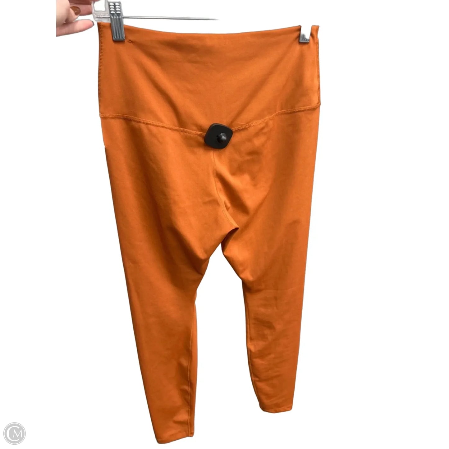 Athletic Leggings By Nike In Orange, Size: M