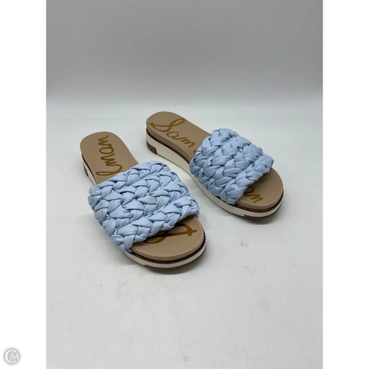 Sandals Flats By Sam Edelman In Blue, Size: 7.5