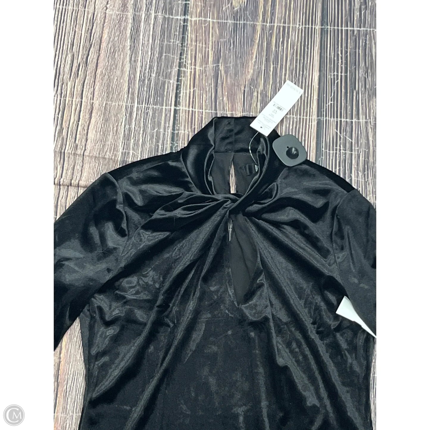 Top Long Sleeve By White House Black Market In Black, Size: Xs
