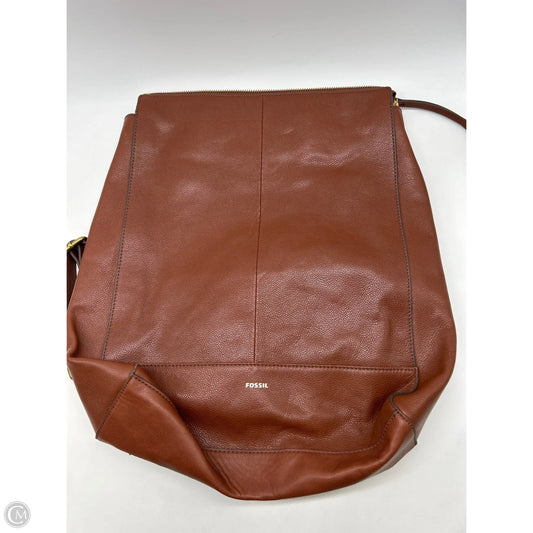 Backpack By Fossil, Size: Medium