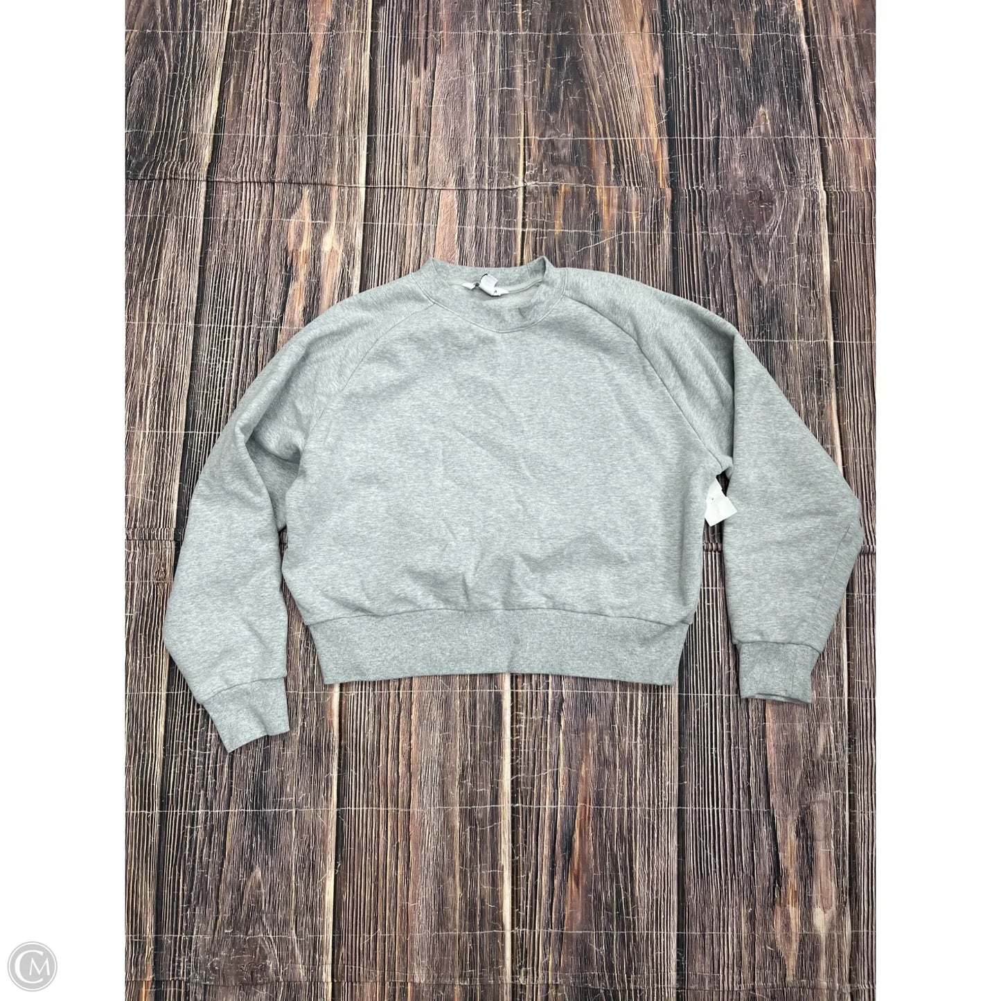 Sweatshirt Crewneck By Athleta In Grey, Size: S
