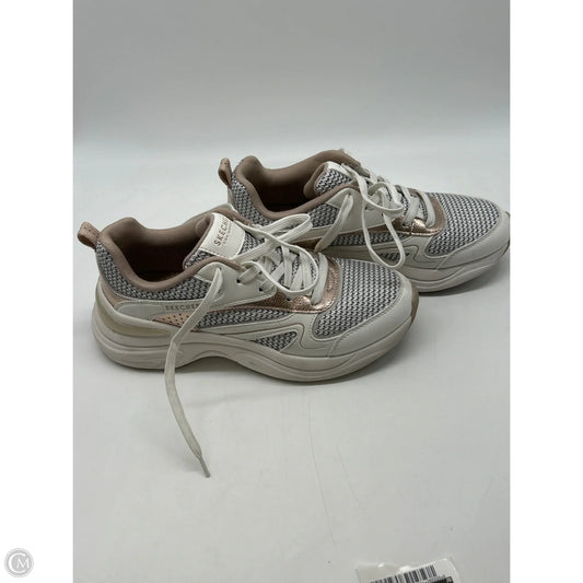 Shoes Athletic By Skechers In White, Size: 7.5
