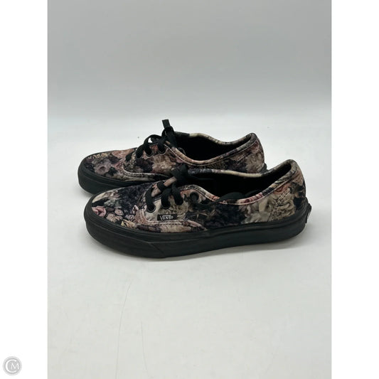 Shoes Sneakers By Vans In Floral Print, Size: 5.5