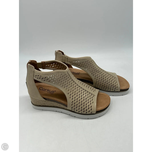 Boots Ankle Heels By Corkys In Brown, Size: 8