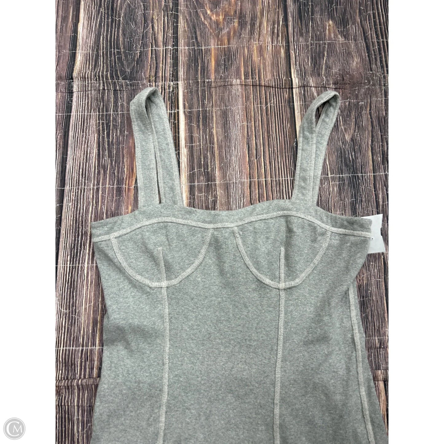 Dress Casual Short By Anthropologie In Grey, Size: L