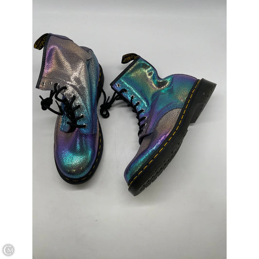 Boots Ankle Flats By Dr Martens In Multi-colored, Size: 9