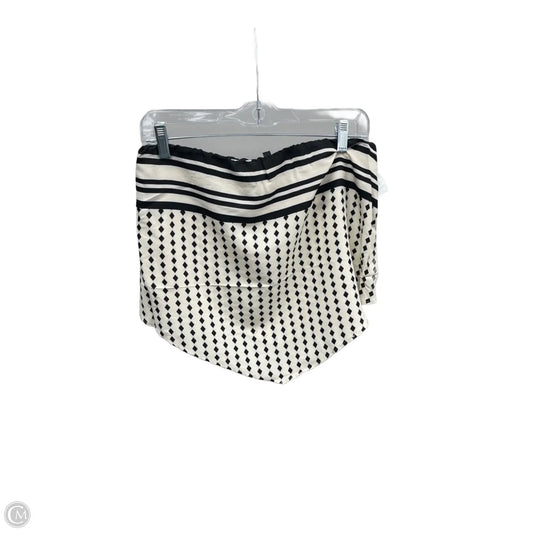 Top Sleeveless By Express In Black & Cream, Size: Xs