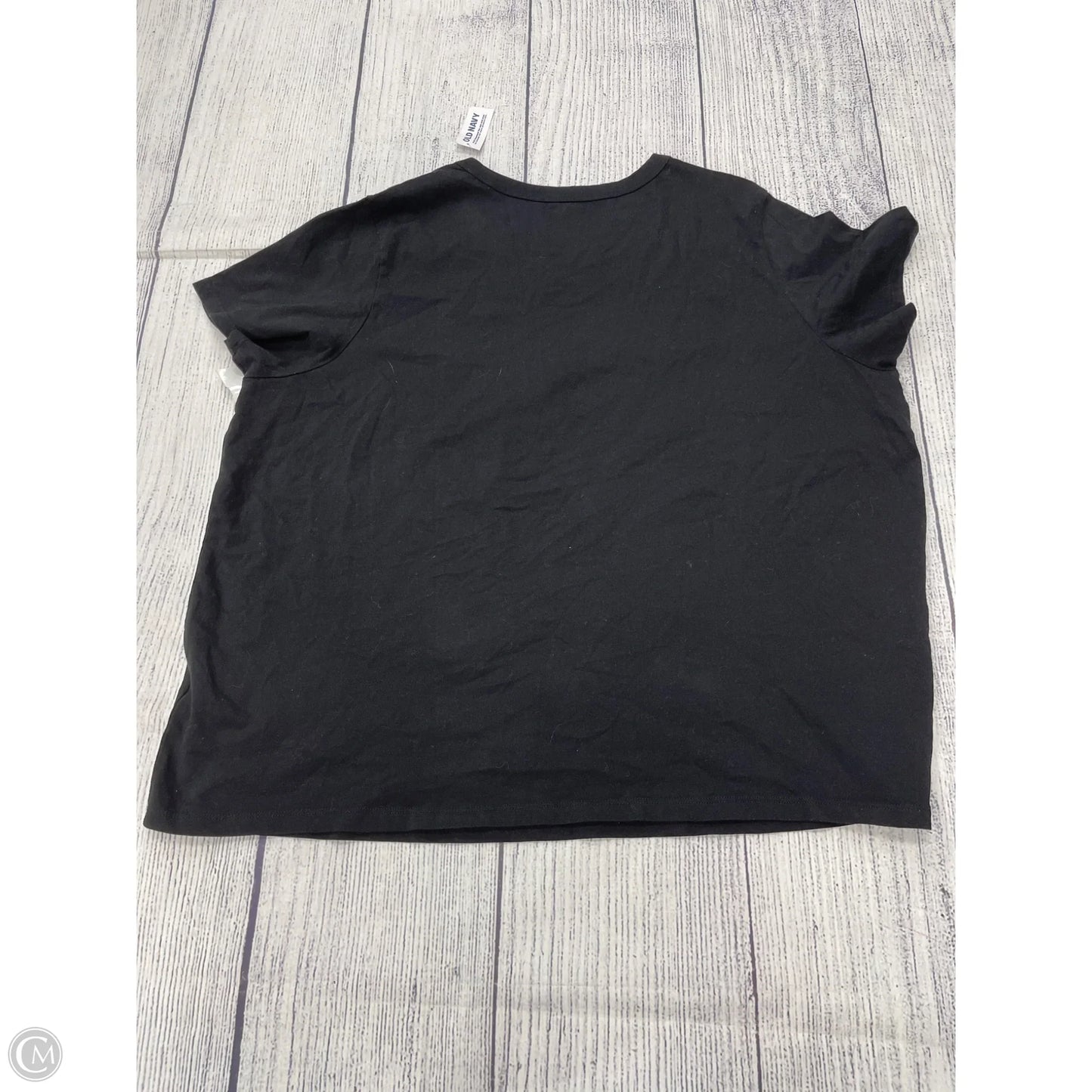Top Short Sleeve By Old Navy In Black, Size: 1x